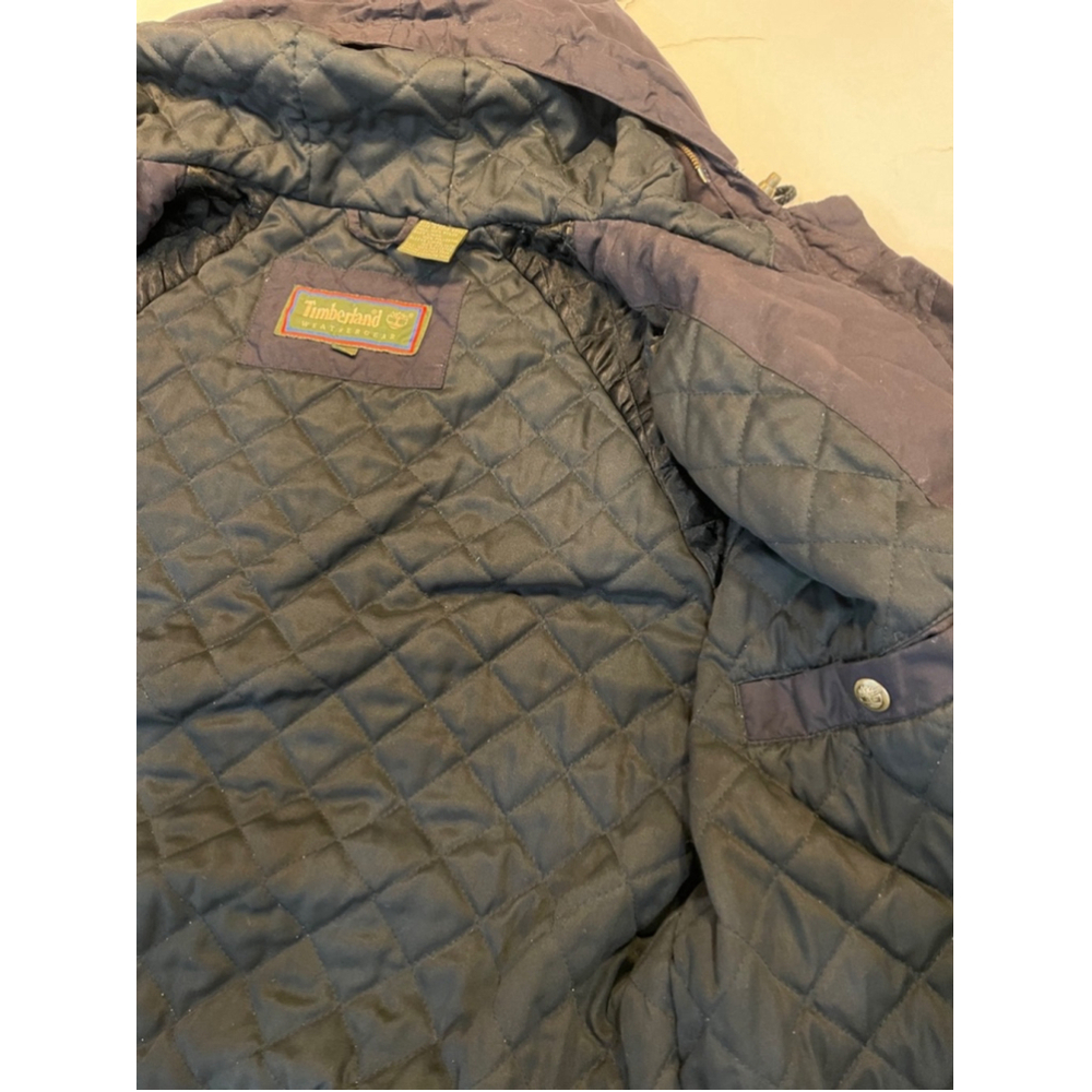 Vintage Timberland Weathergear Womens Parka Fall Jacket Oversized Hooded M - Picture 8 of 11